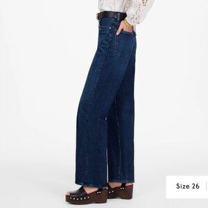 Madewell "The Perfect Vintage Wide Leg Jean" in Nighthawk Wash (Size 27)